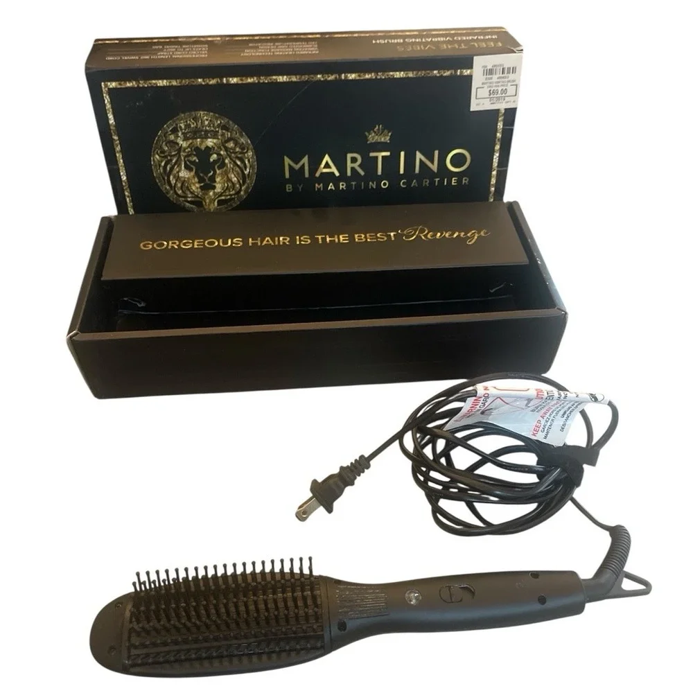 Martino Cartier Vibrating Brush Electric Black